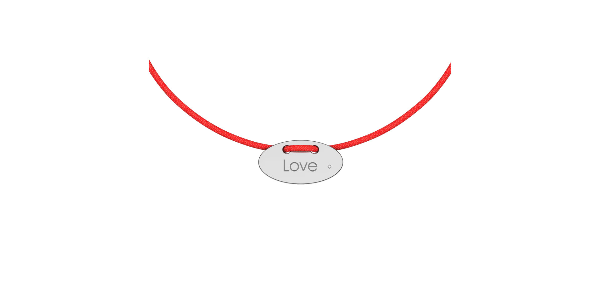 Diamantový náramok so šnúrkou Stamp