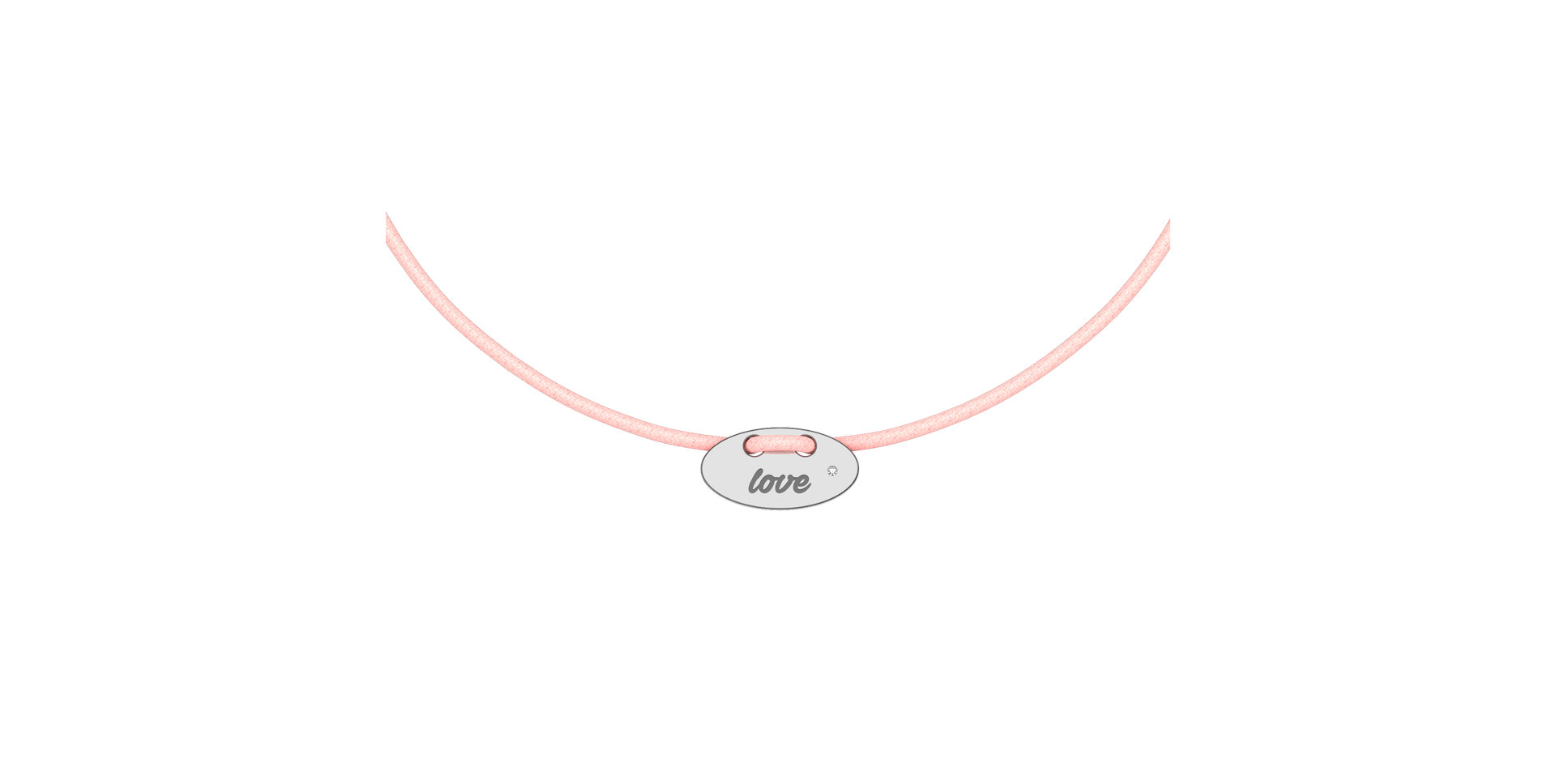 Diamantový náramok so šnúrkou Mini Stamp