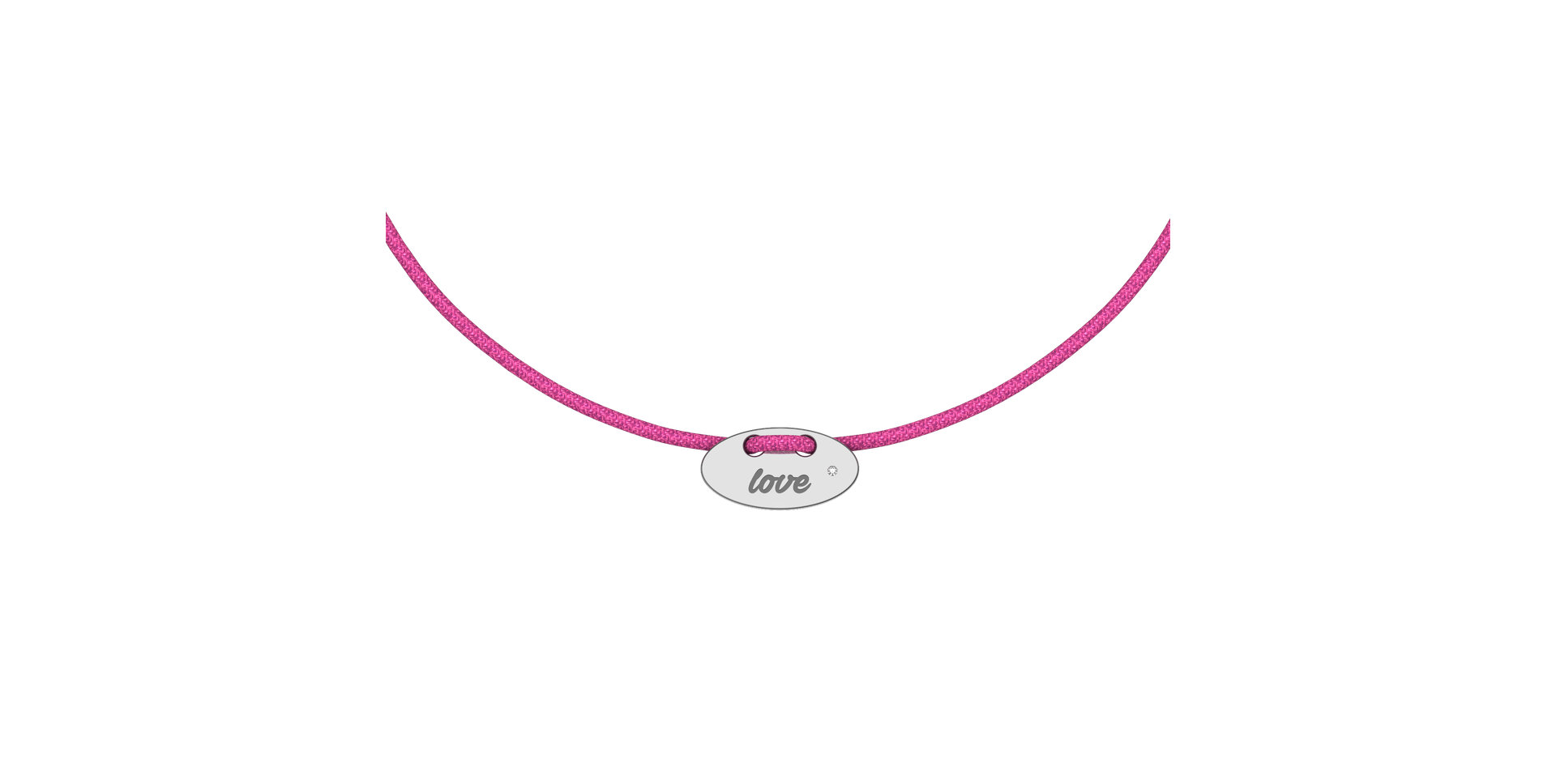 Diamantový náramok so šnúrkou Mini Stamp