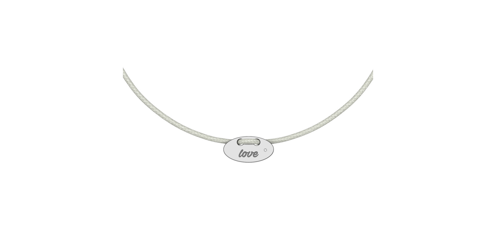 Diamantový náramok so šnúrkou Mini Stamp