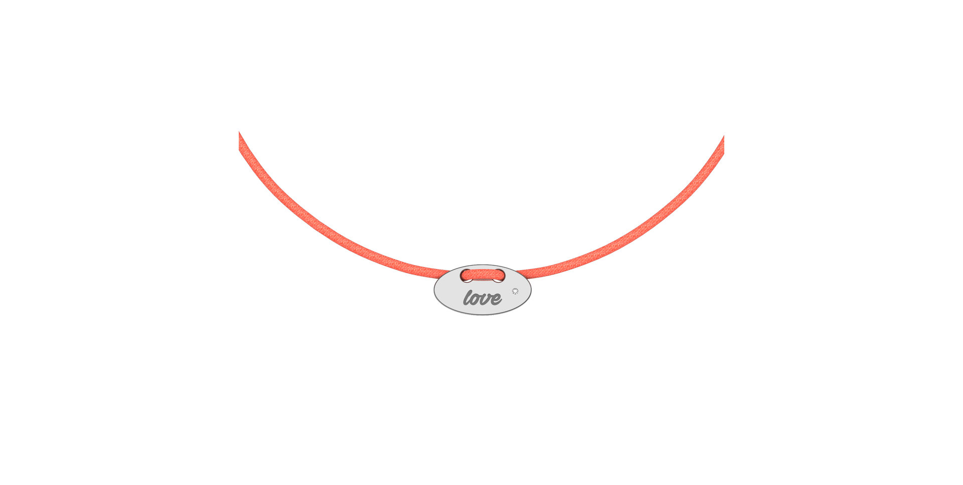 Diamantový náramok so šnúrkou Mini Stamp