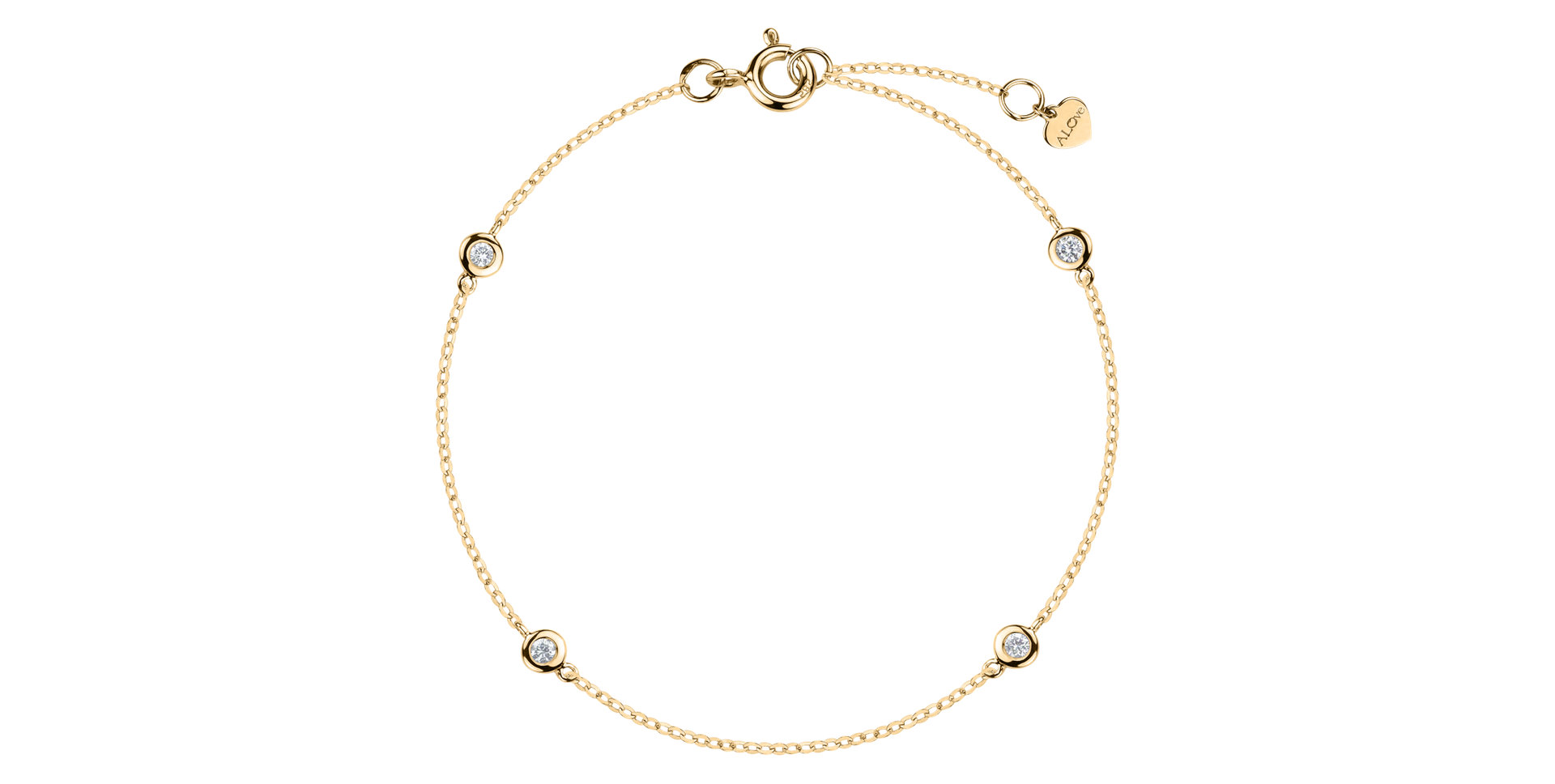 Náramok s diamantmi Dots