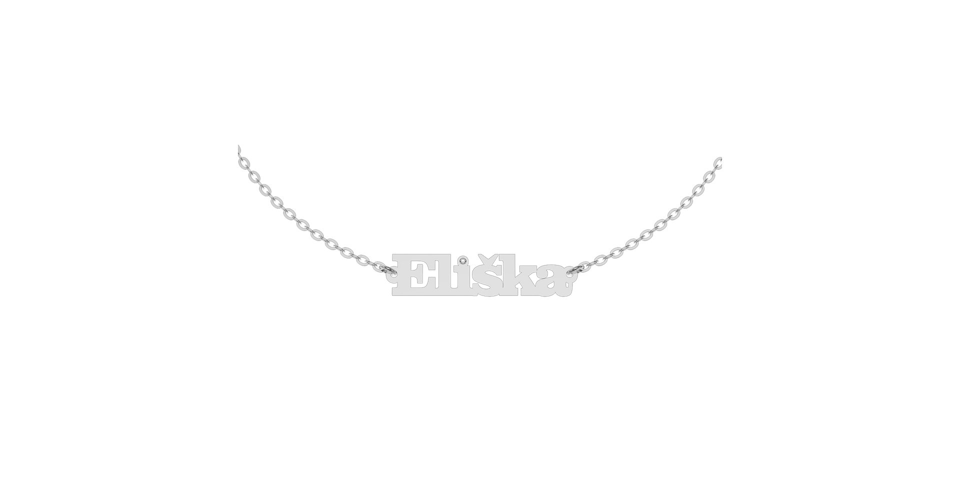 Náramok s diamantom Name