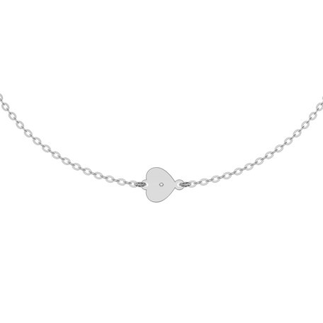 Náramok s diamantom Diamond Heart