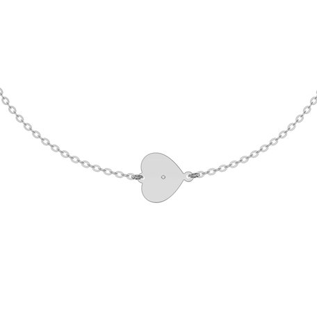 Náramok s diamantom Diamond Heart