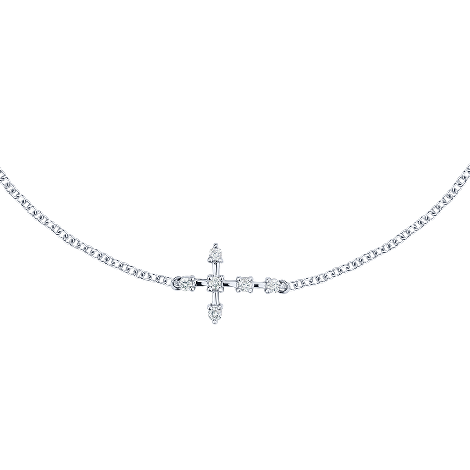 Náramok s diamantmi Sparkling Cross