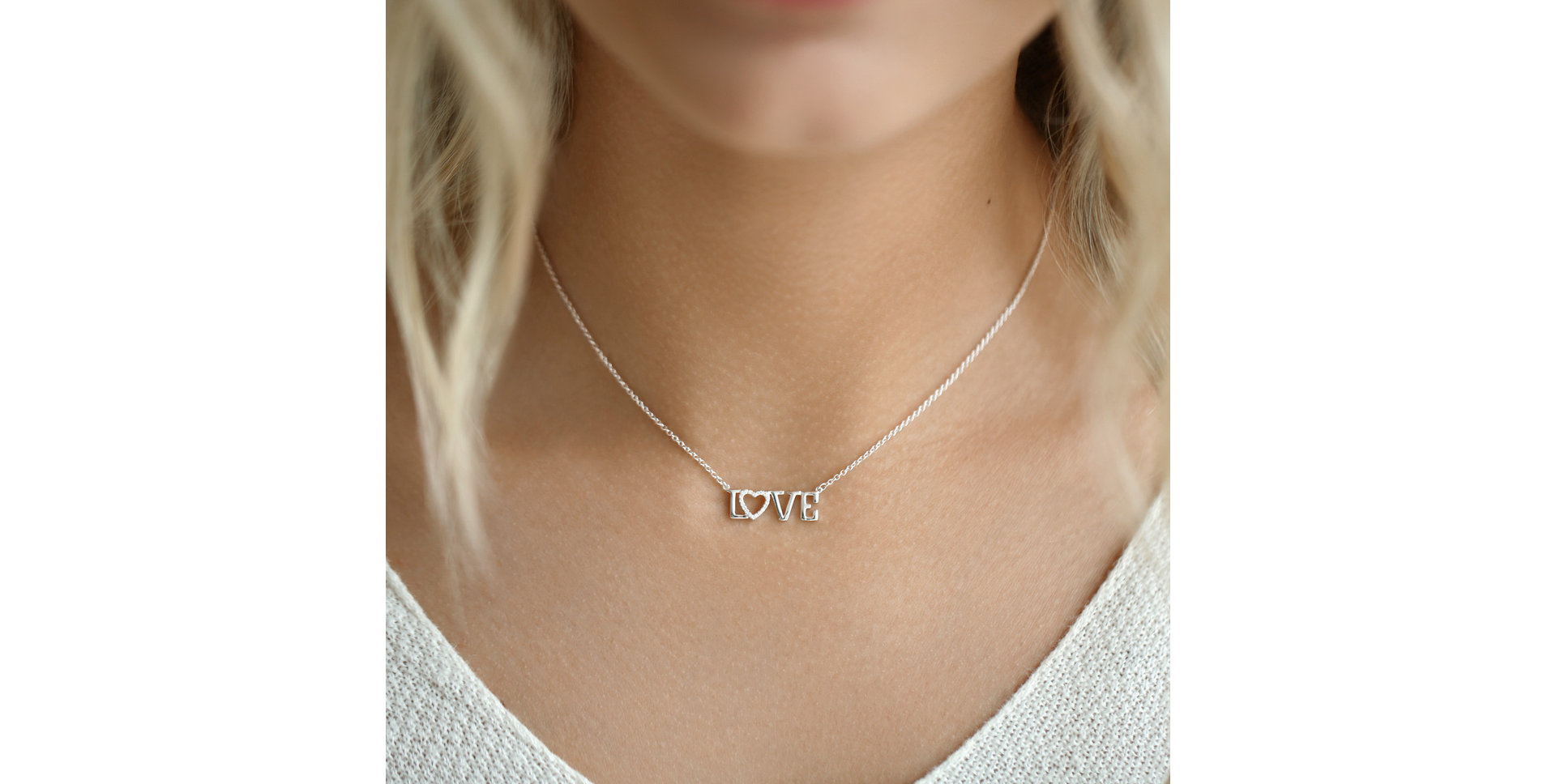 Náhrdelník s diamantmi Shimmer Love