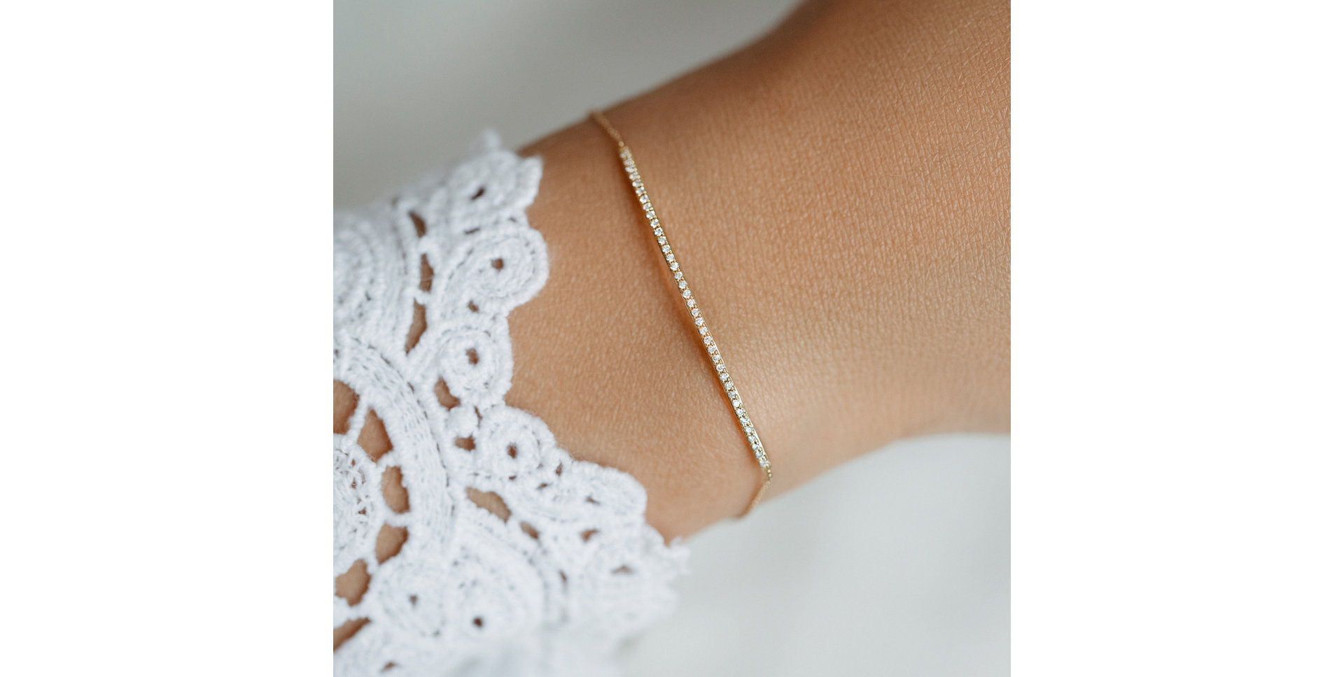 Náramok s diamantmi Line