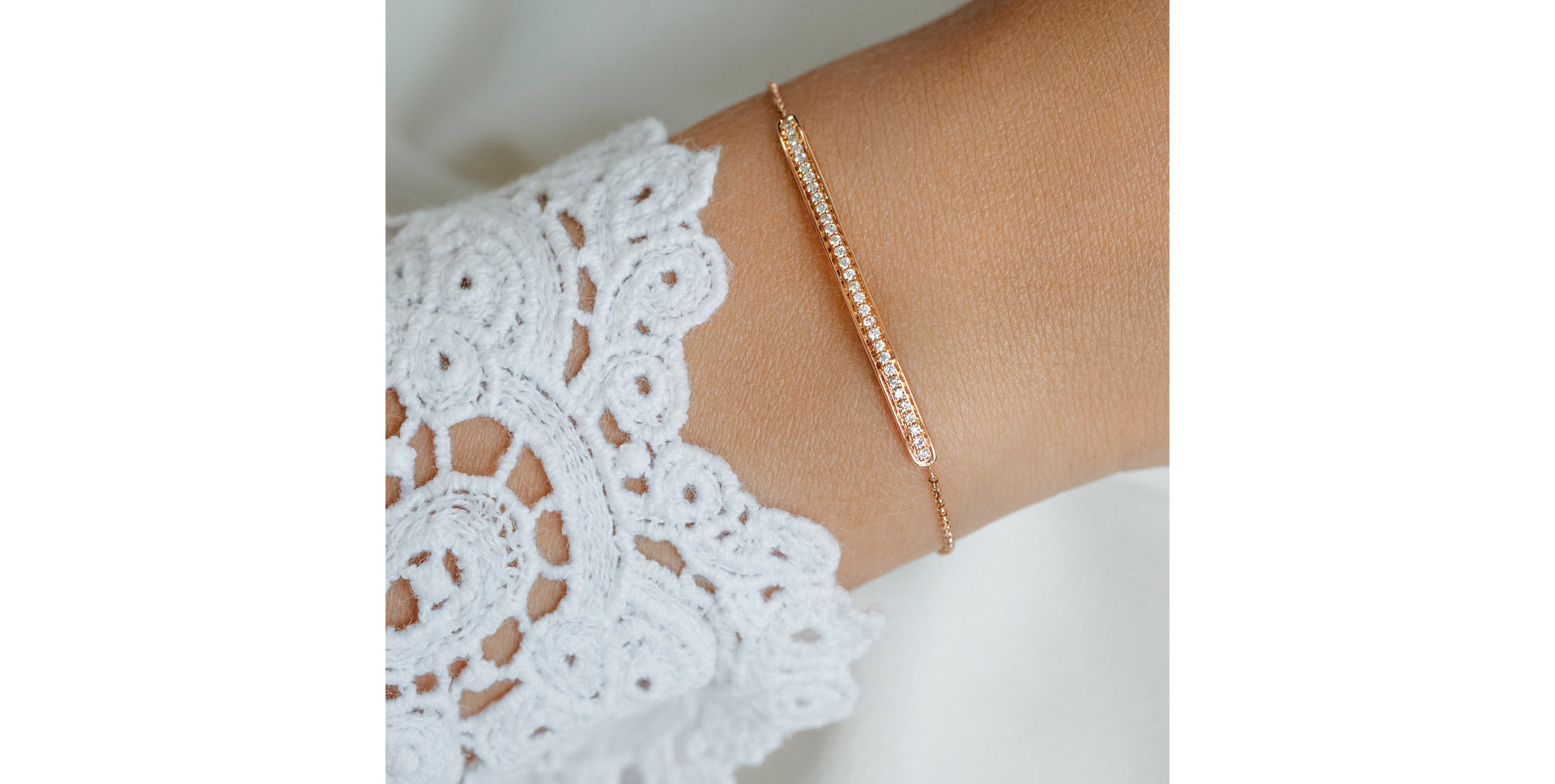 Náramok s diamantmi Line