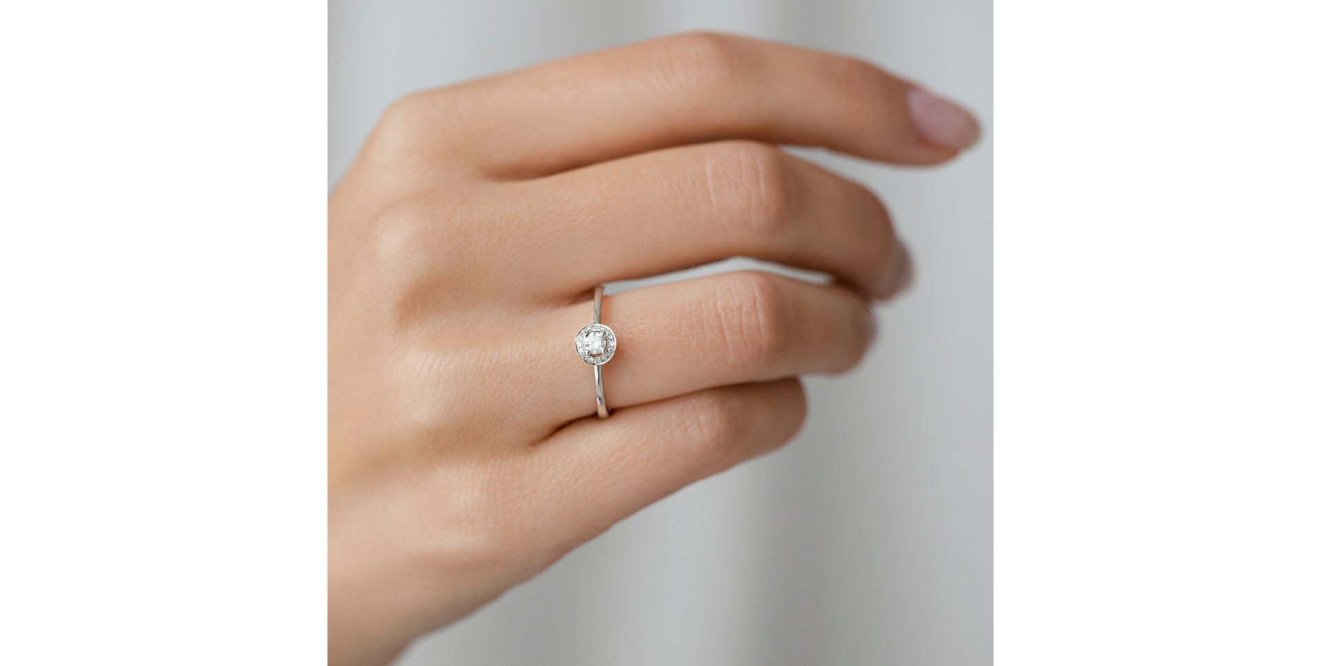 Prsteň s diamantmi Bright Glow