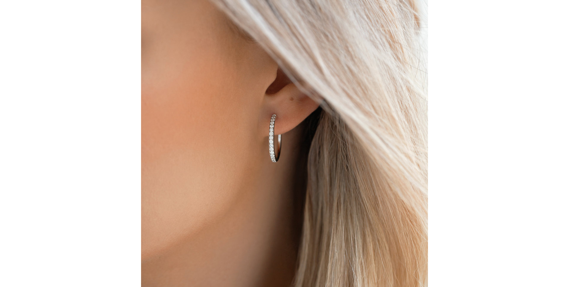 Náušnice s hnedými diamantmi Shiny Eclipse