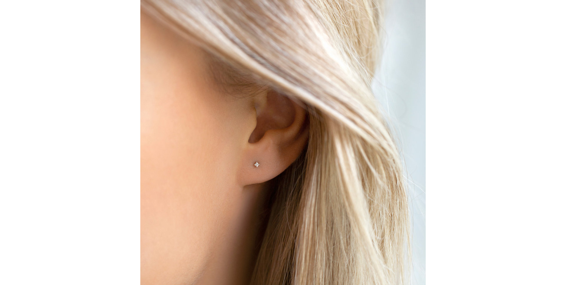 Náušnice s diamantom Essential Sparks