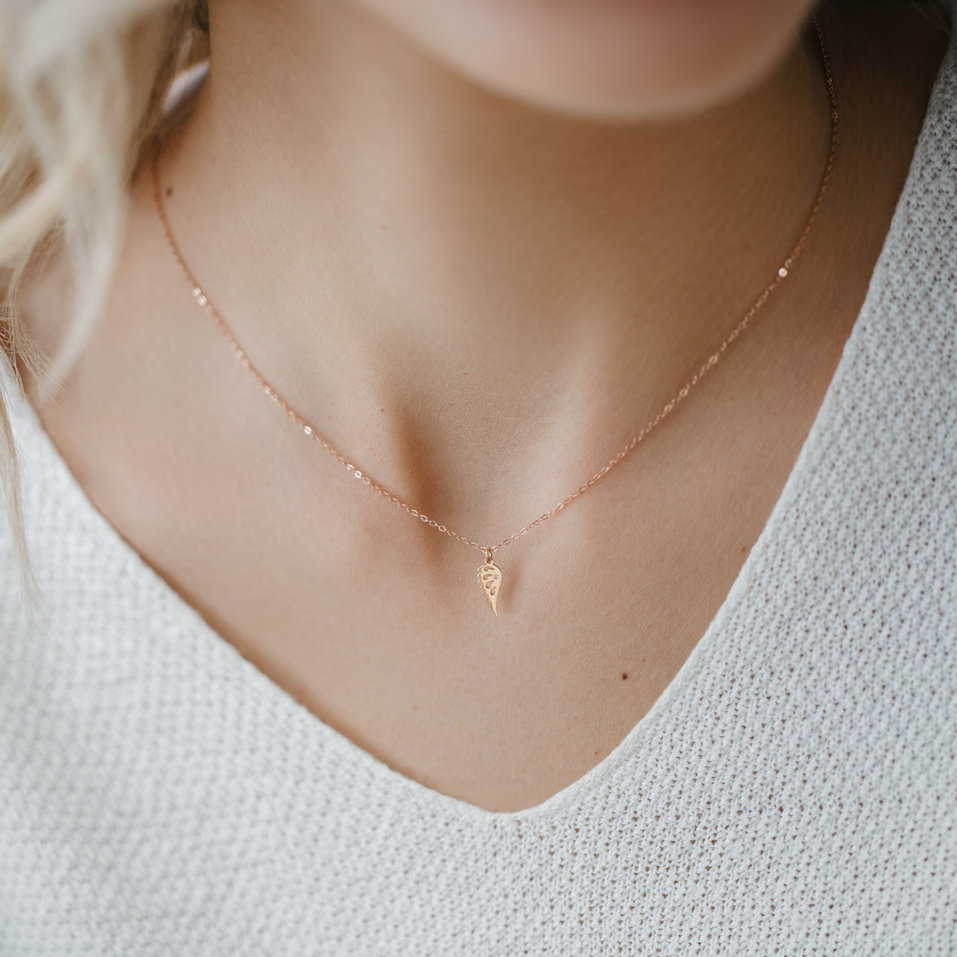 Náhrdelník s diamantom Diamond Wing