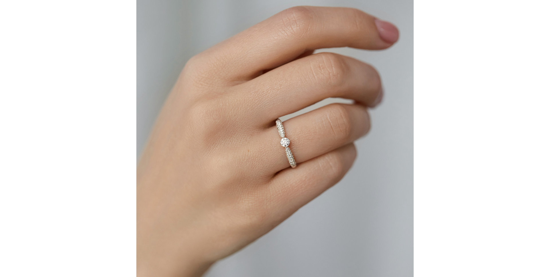 Prsteň s diamantmi Made with Love