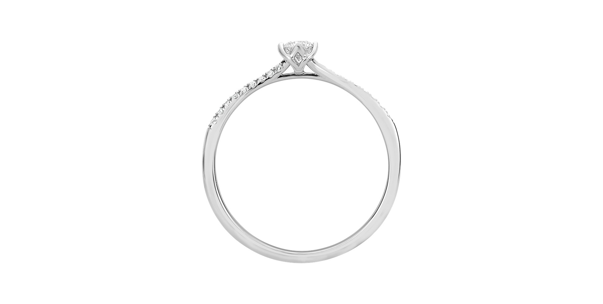 Prsteň s diamantmi Made with Love