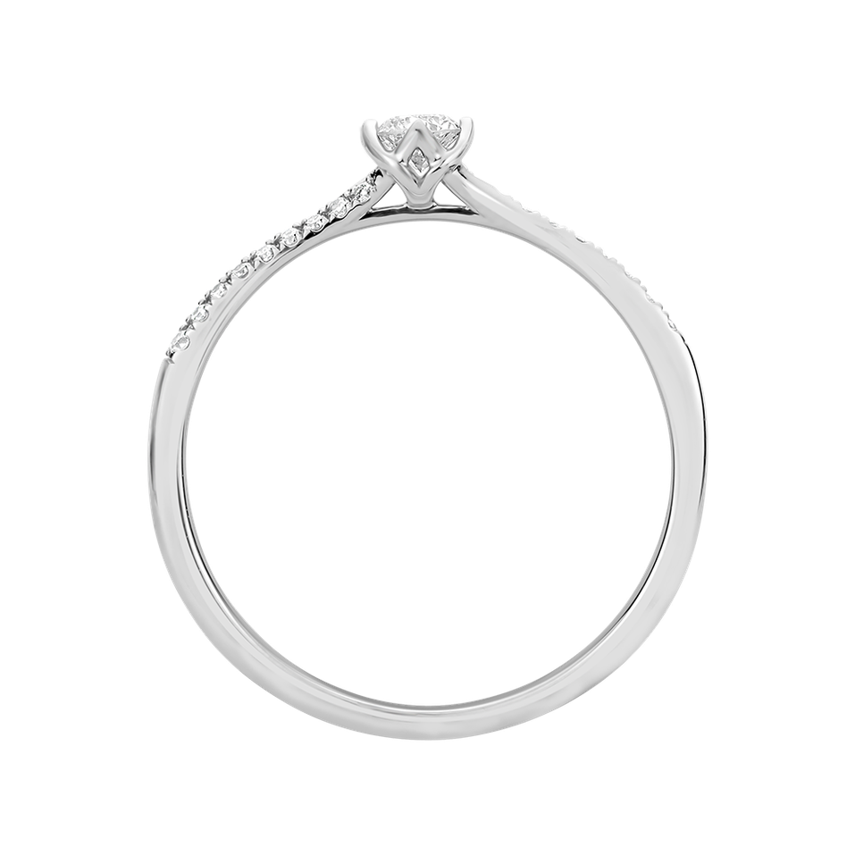 Prsteň s diamantmi Made with Love