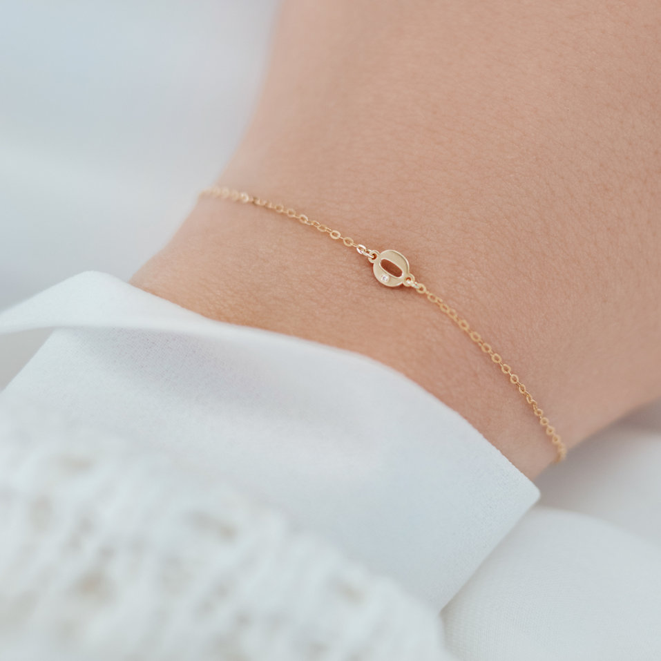 Náramok s diamantom Lucky Zero