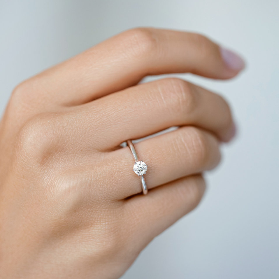 Prsteň s diamantom One Love