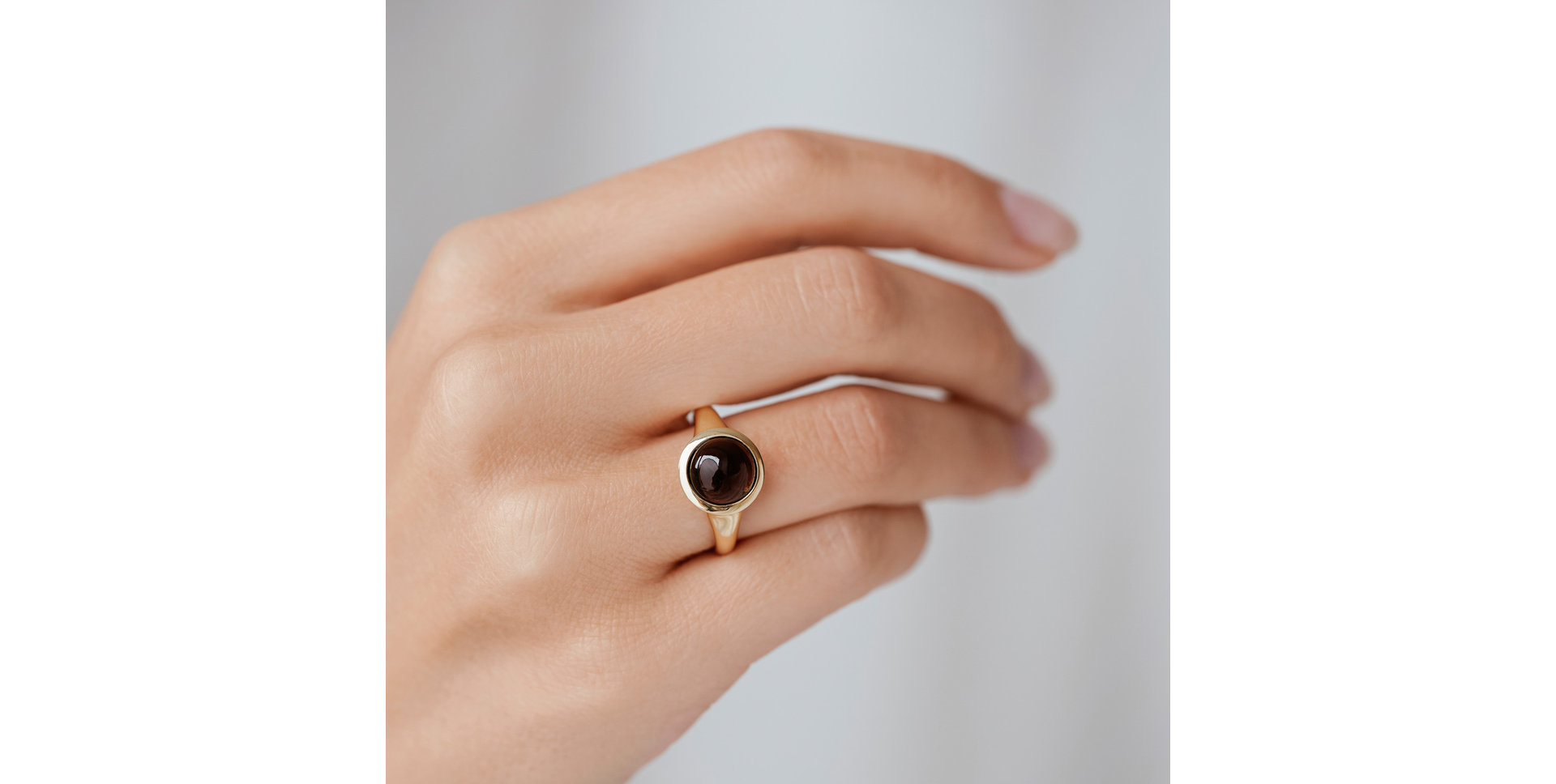 Prsteň s topásom swiss Bonbon