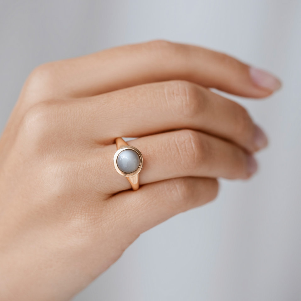 Prsteň s topásom swiss Bonbon