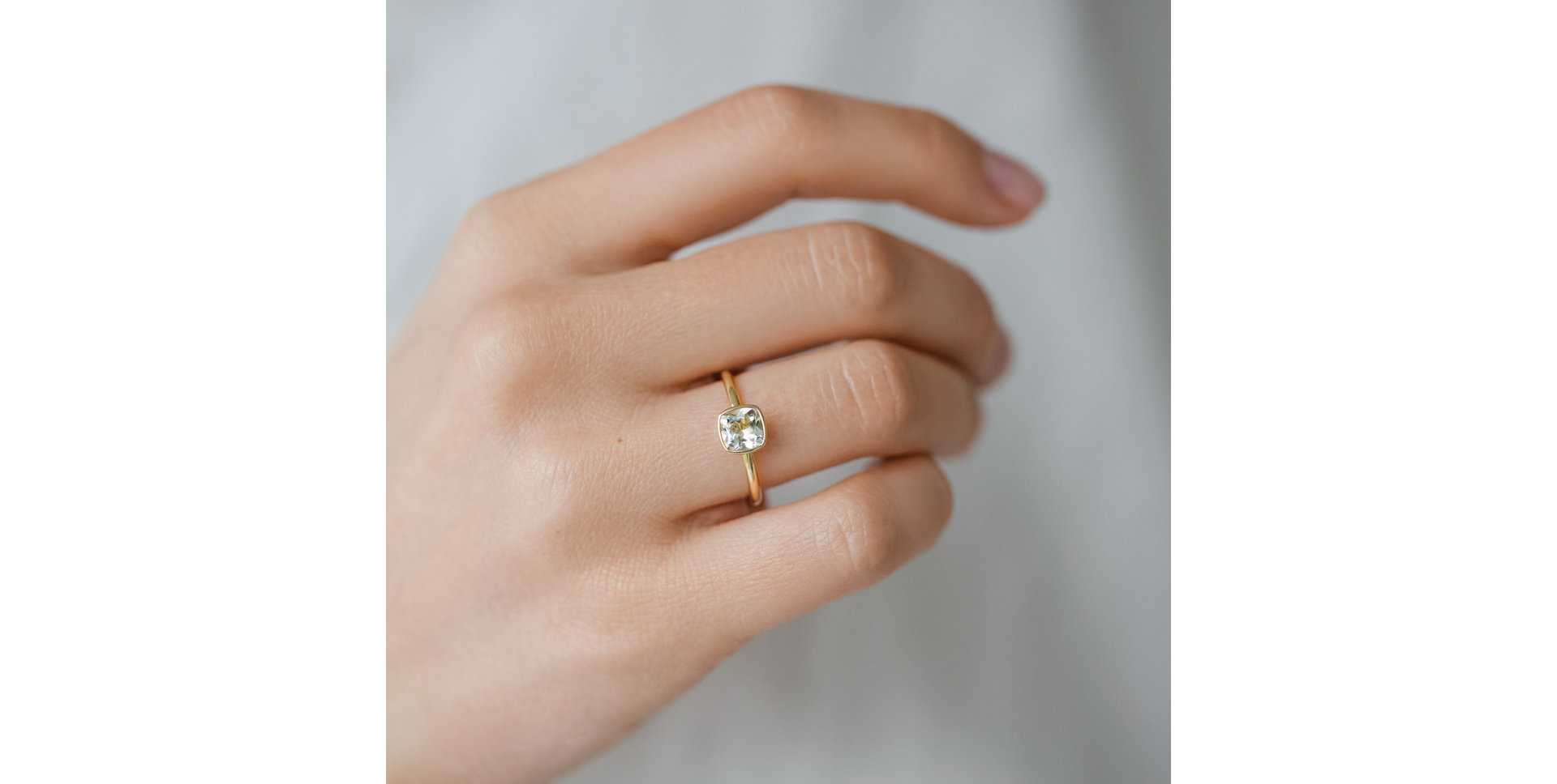 Prsteň s ametystom brazil Bonbon