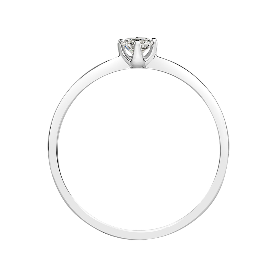 Prsteň s diamantom Made with Love