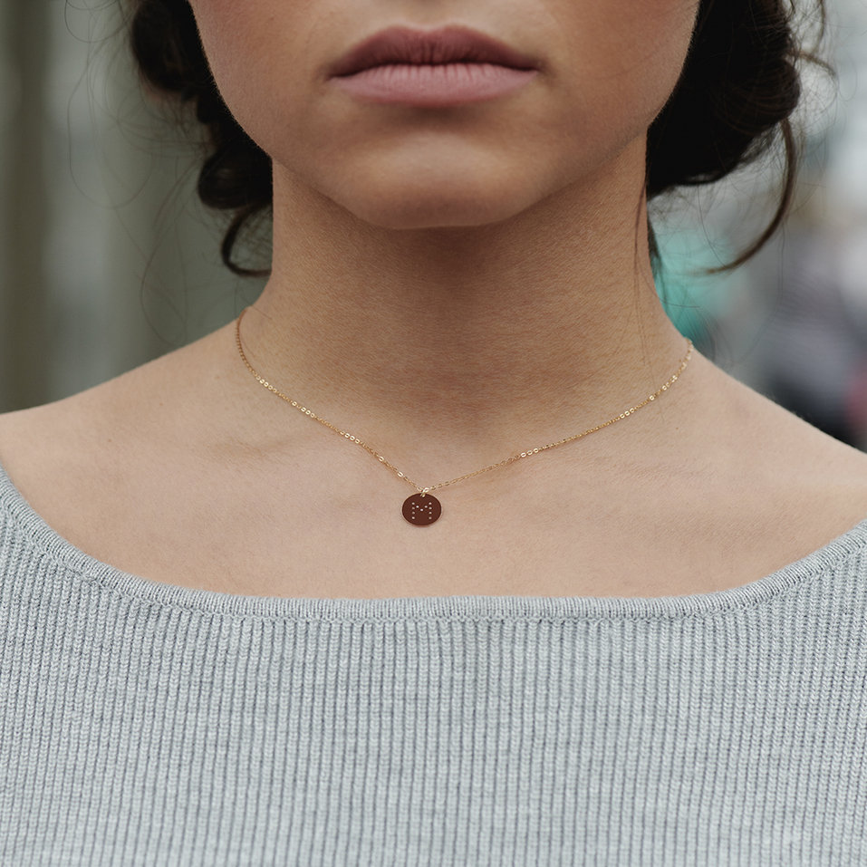 Náhrdelník s diamantmi Diamond Coins F