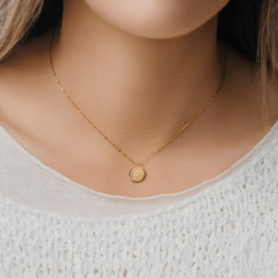 Náhrdelník s diamantmi Diamond Coins F