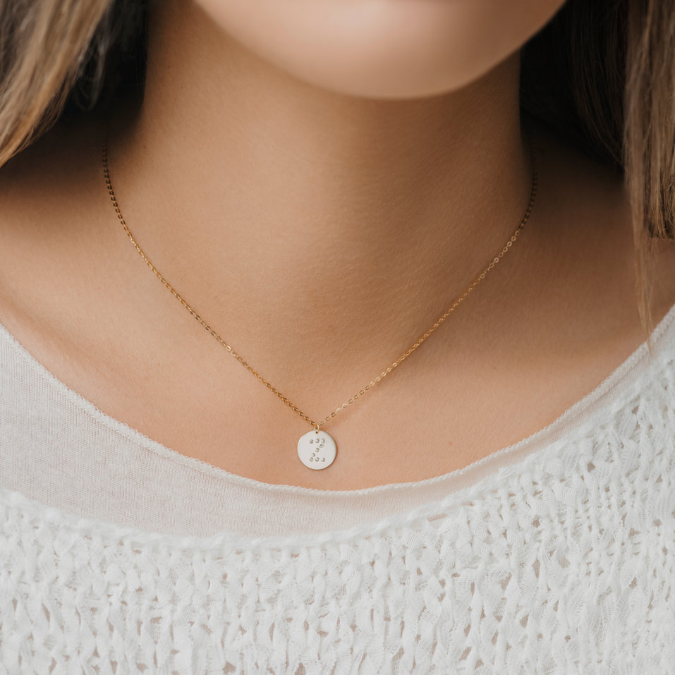 Náhrdelník s diamantmi Diamond Coins V