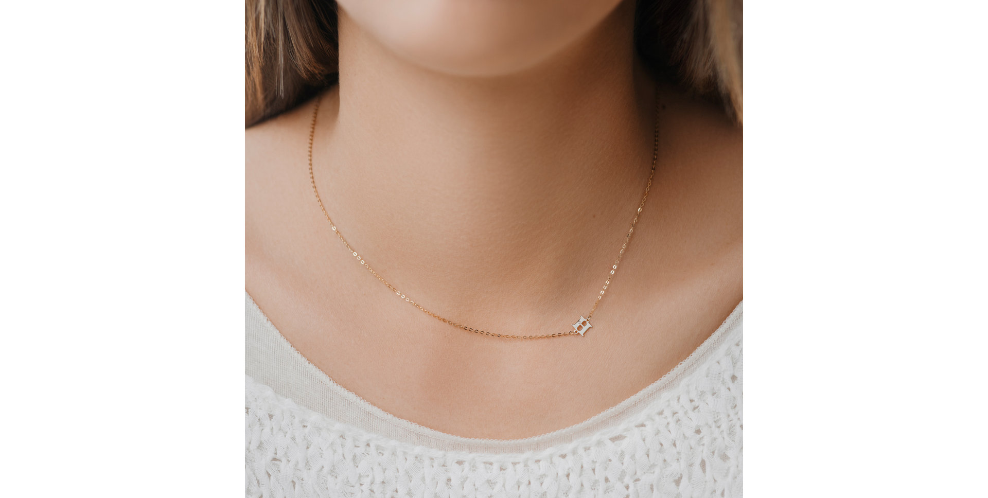 Náhrdelník s diamantom Big Line A