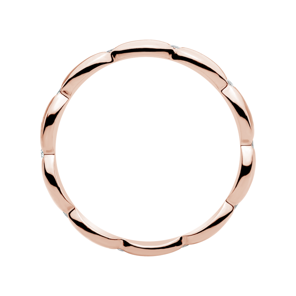 Prsteň s diamantmi Princess Crown