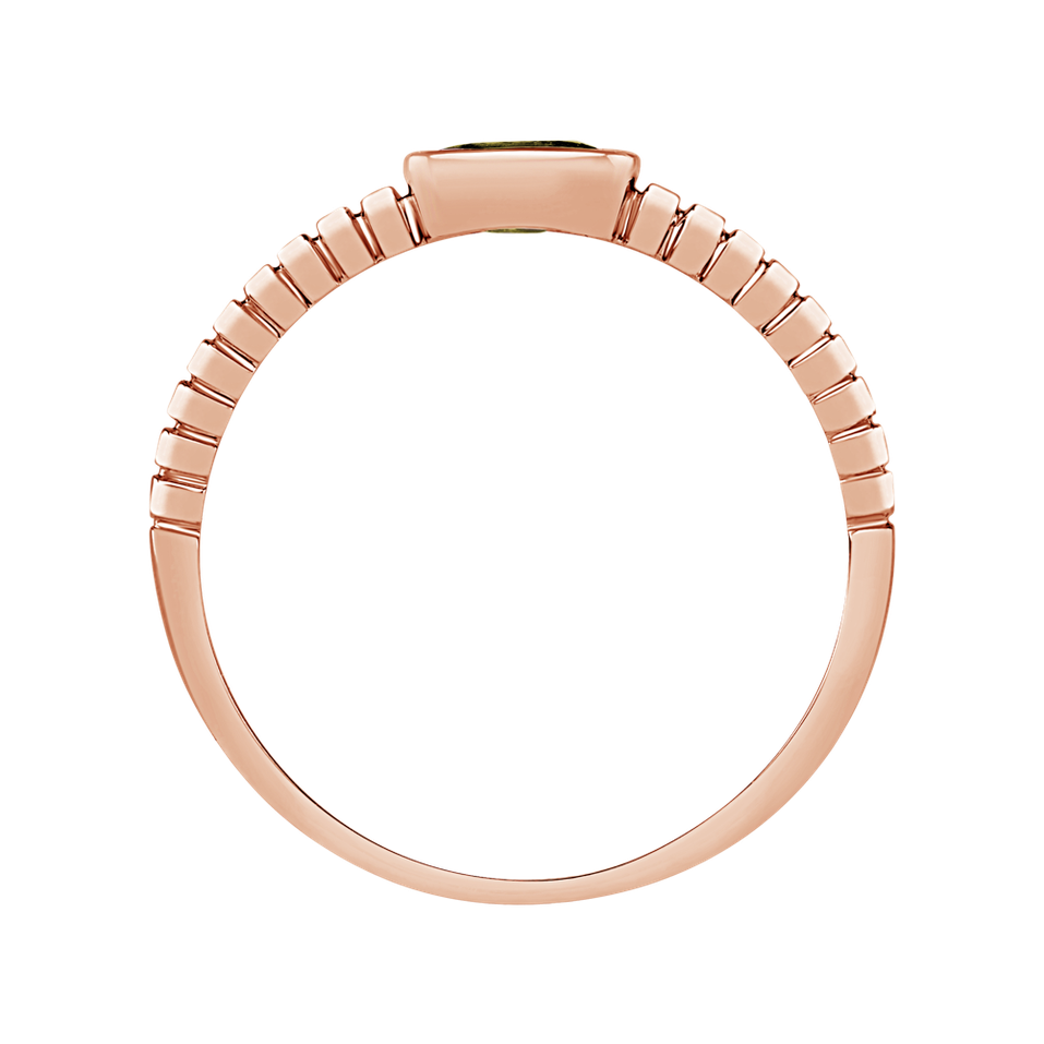 Prsteň so smoky quartzom Bonbon