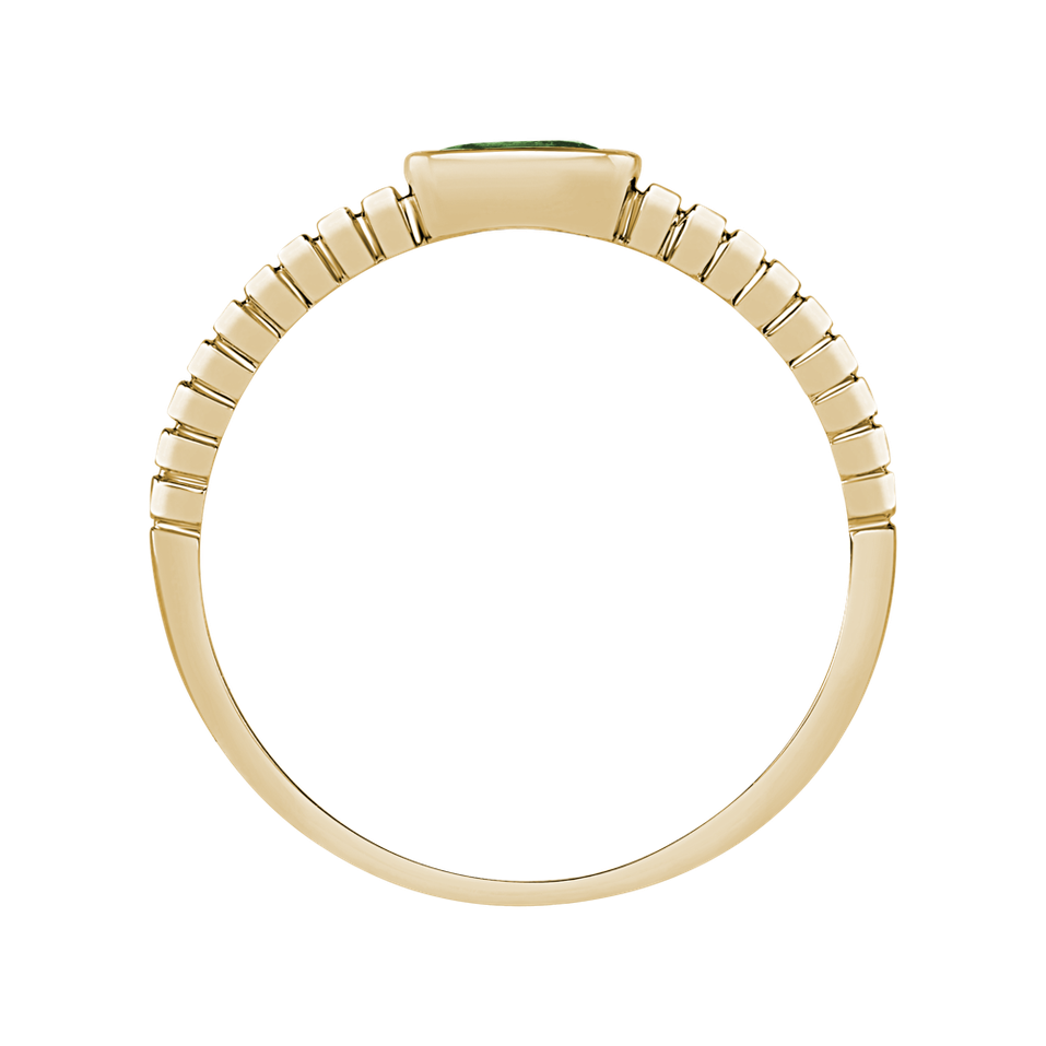 Prsteň s ametystom green Bonbon