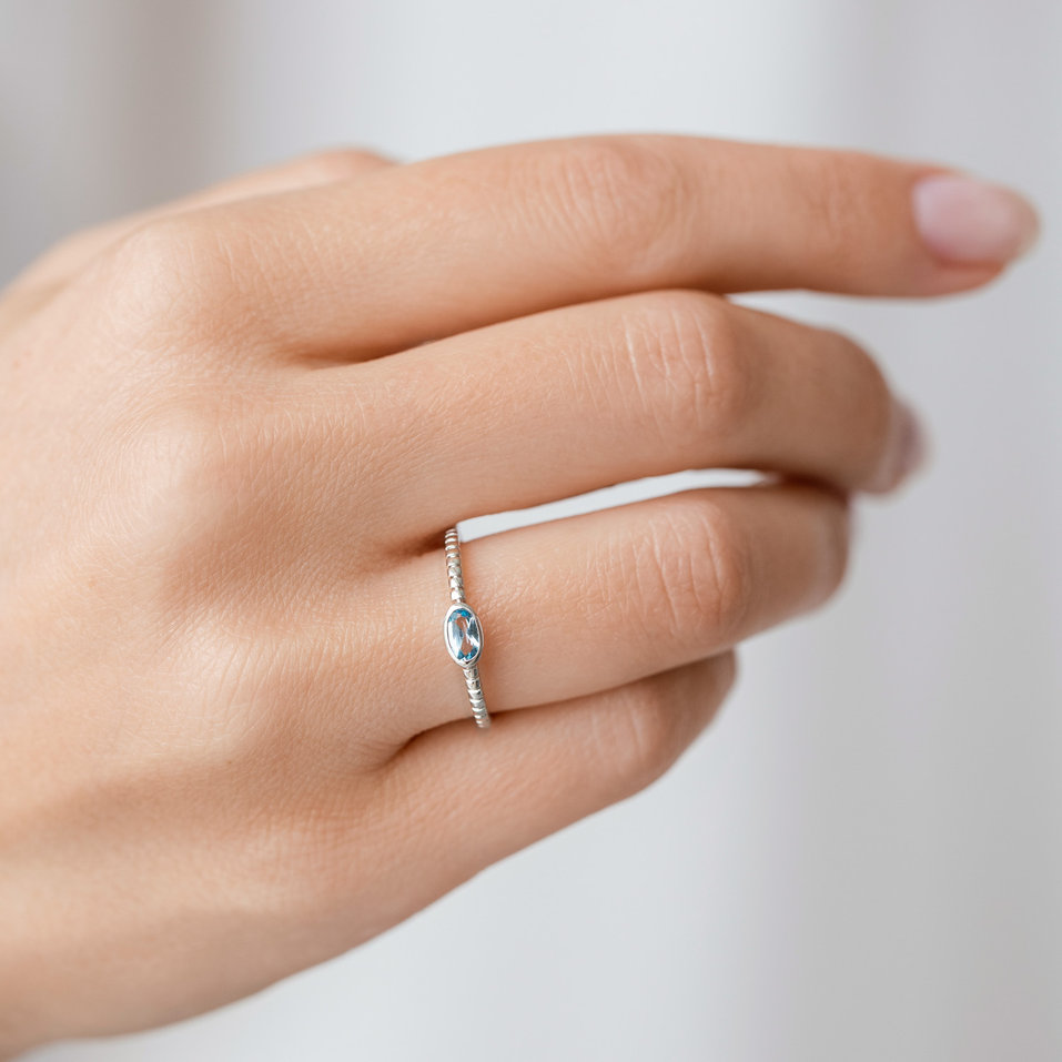 Prsteň s ametystom brazil Bonbon