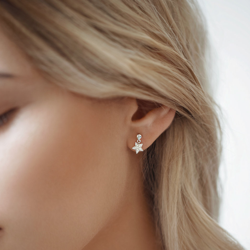 Náušnice s diamantmi Amazing Night