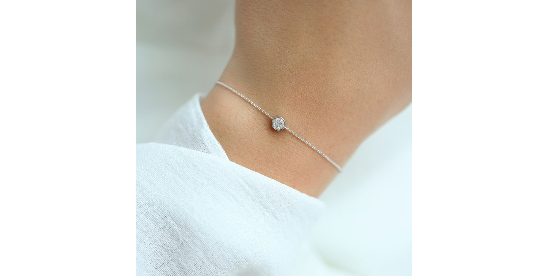 Náramok s diamantmi Endless Circle