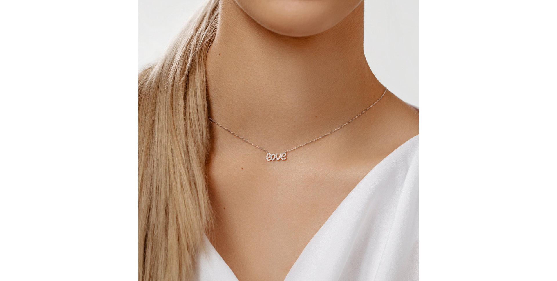 Náhrdelník s diamantmi Precious Love