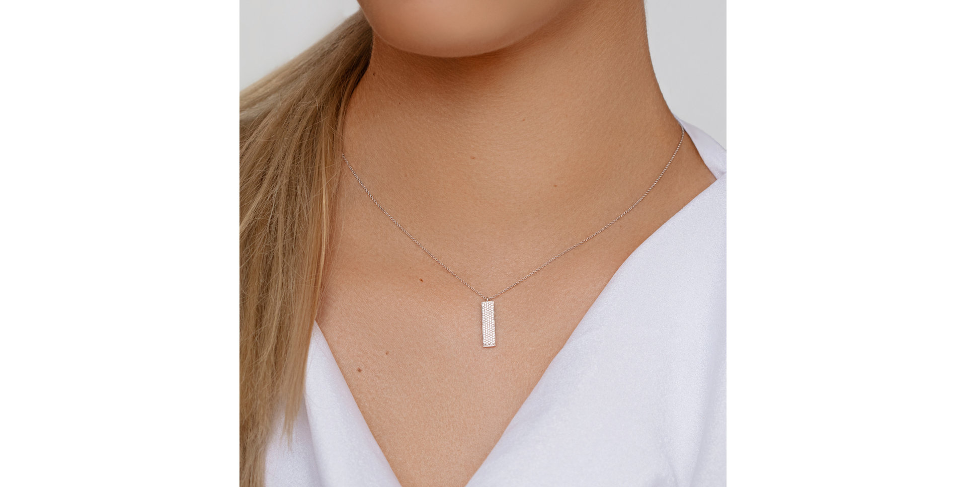 Náhrdelník s diamantmi Shimmer