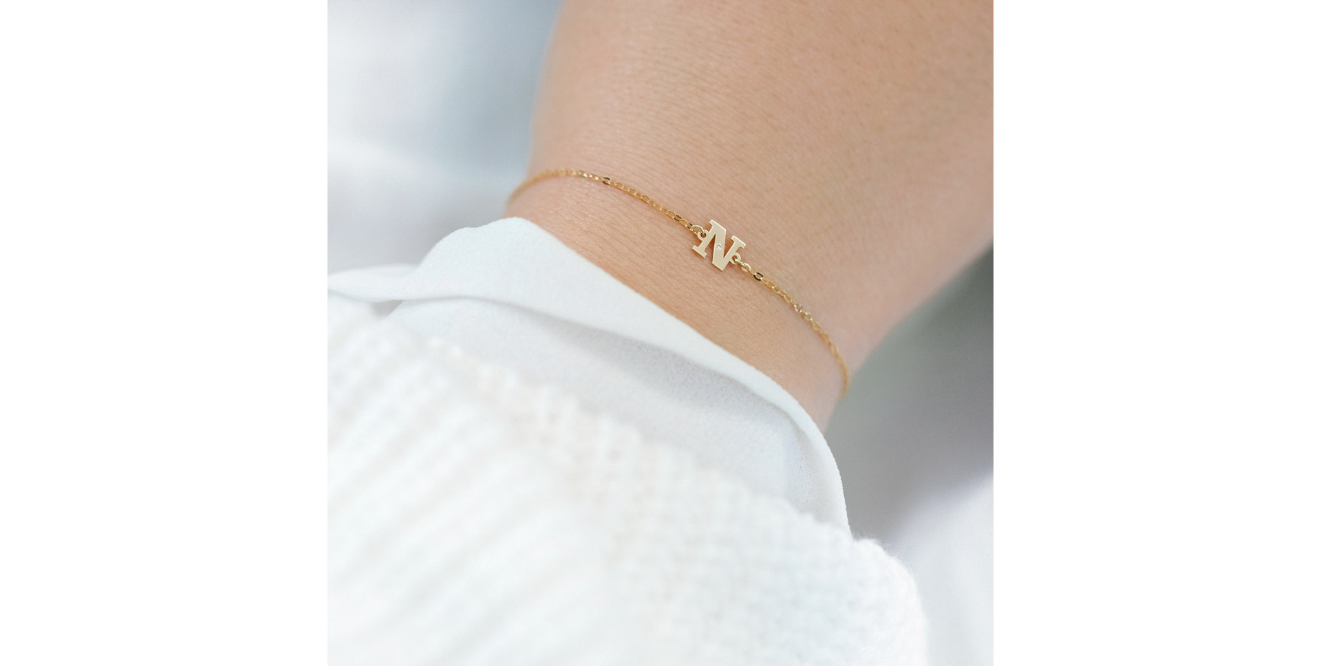 Náramok s diamantom Classic Big H