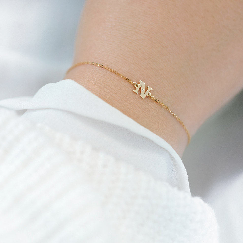 Náramok s diamantom Classic Big K