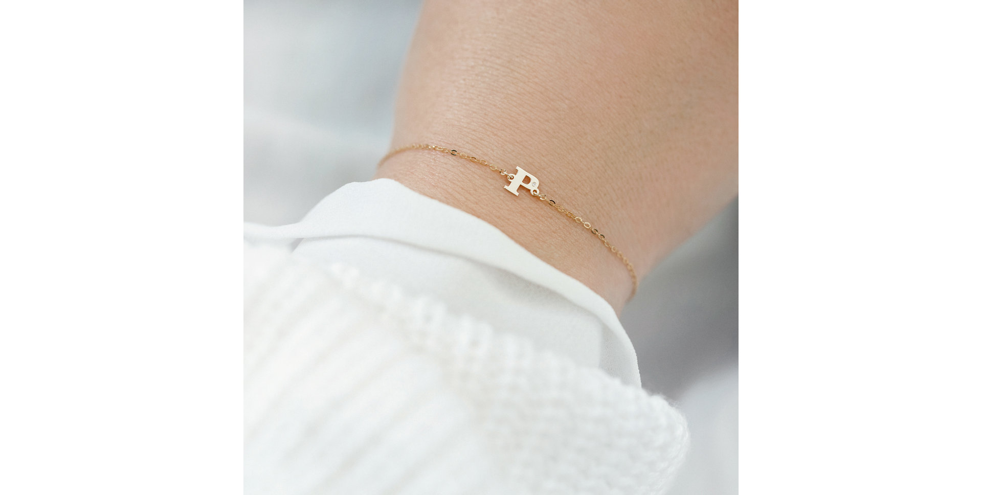 Náramok s diamantom Classic Big M