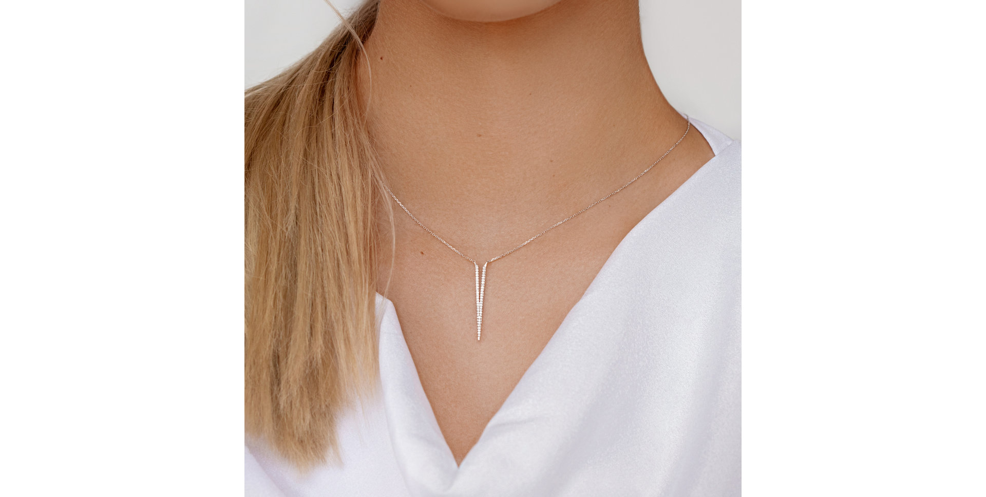 Náhrdelník s diamantmi Sparkling Victory