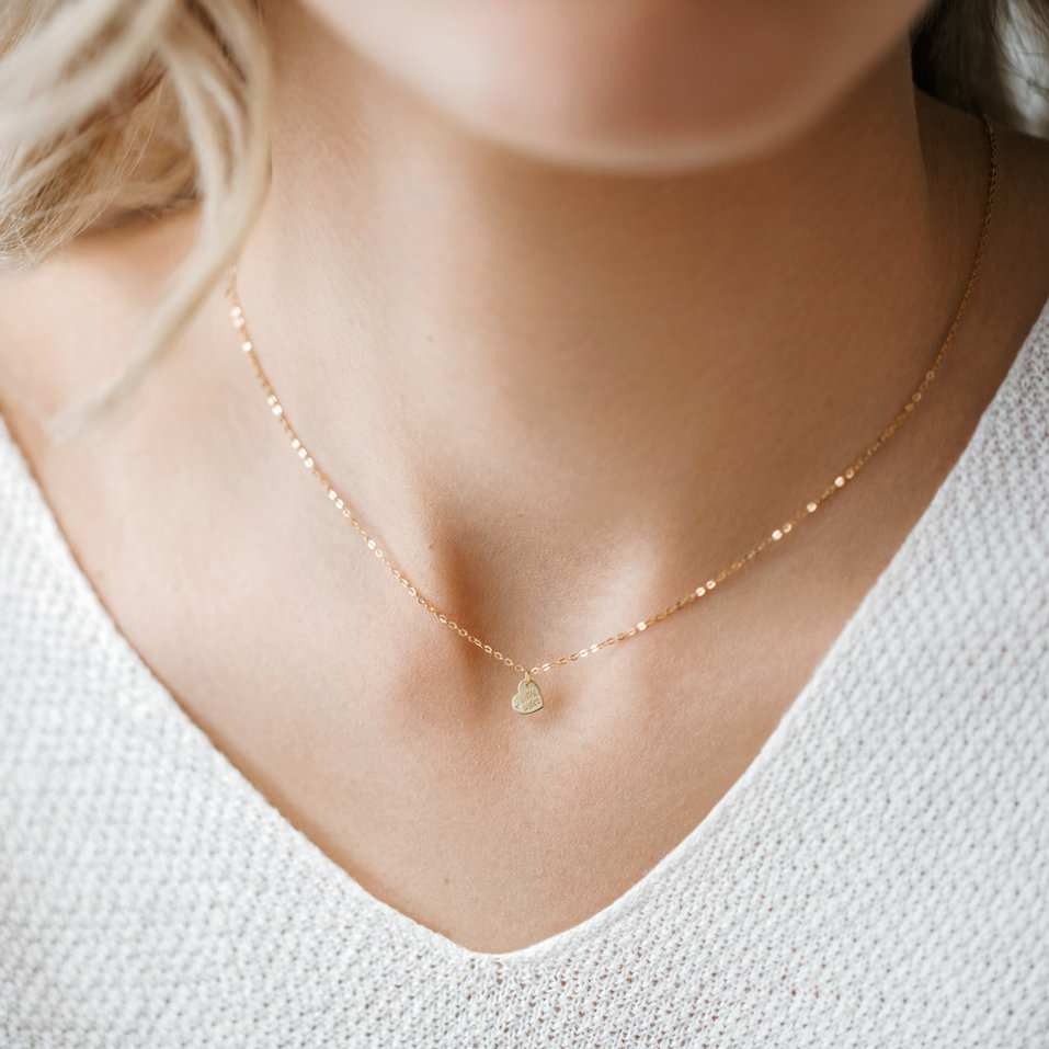 Náhrdelník s diamantom Precious Heart