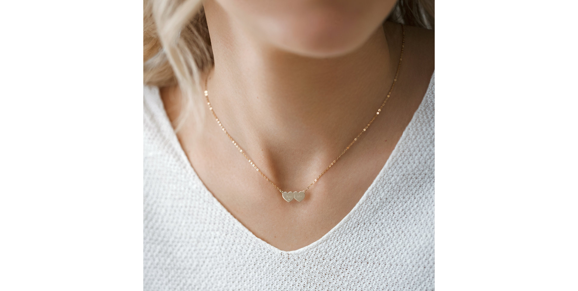 Náhrdelník s diamantom You & Me