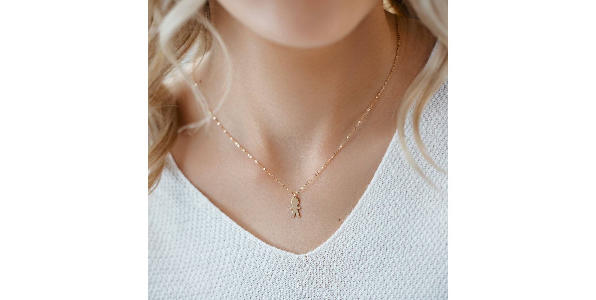 Náhrdelník s diamantom Boy