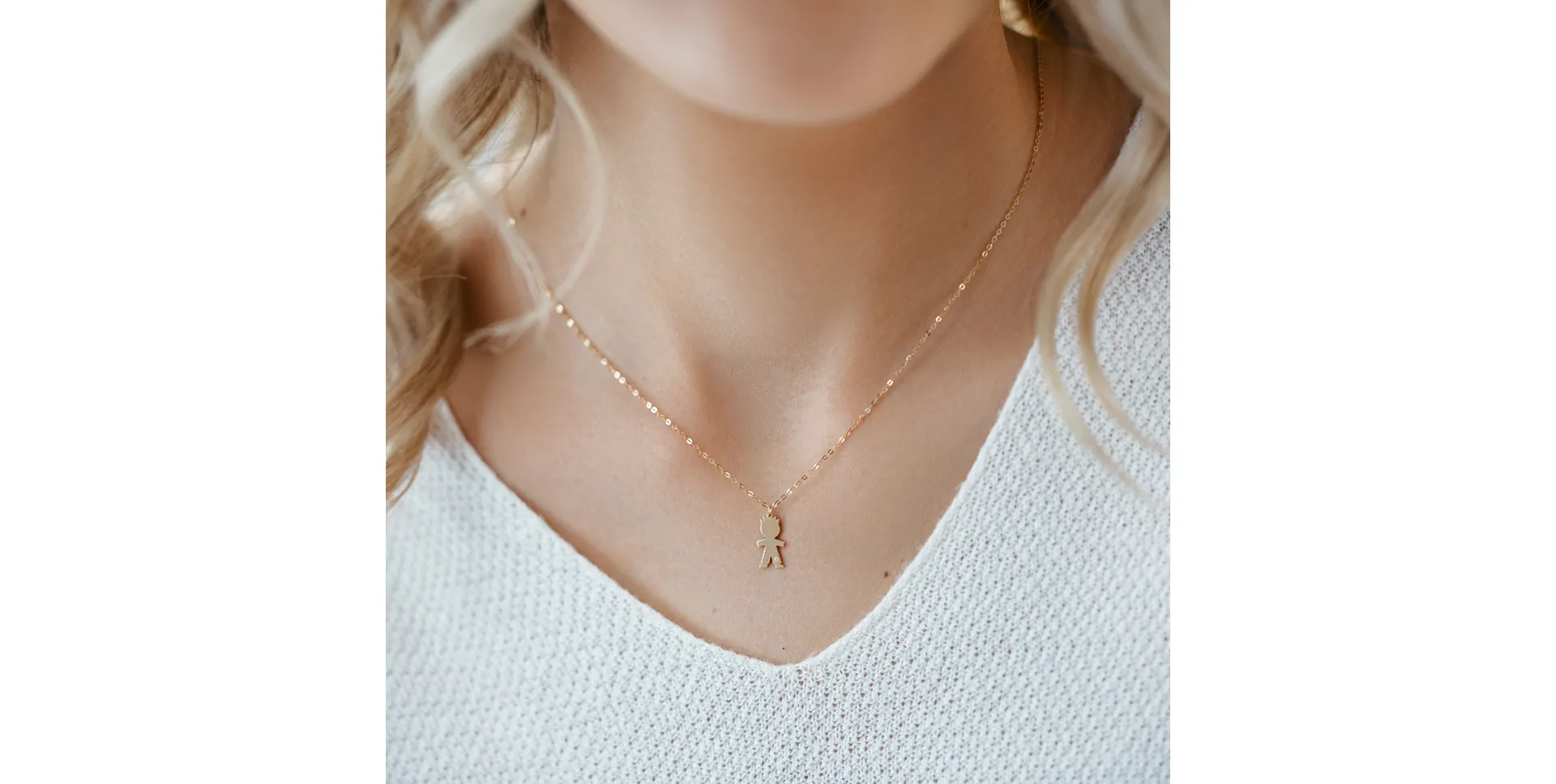 Náhrdelník s diamantom Boy