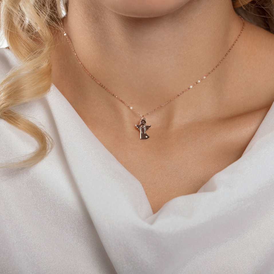 Náhrdelník s diamantom Little Angel