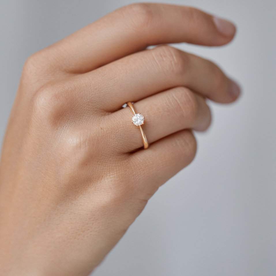 Prsteň s diamantom Unlimited Love