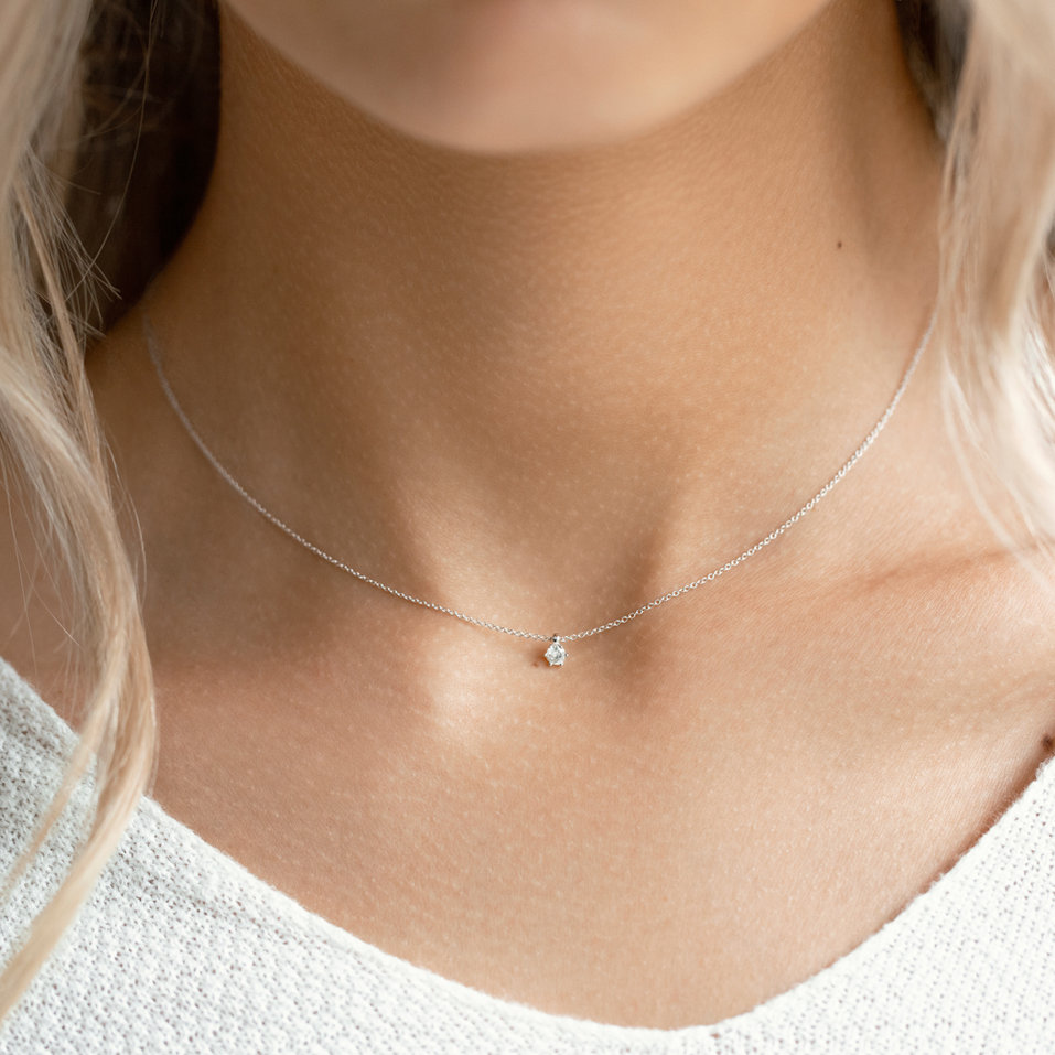 Náhrdelník s diamantom Eternal Shine