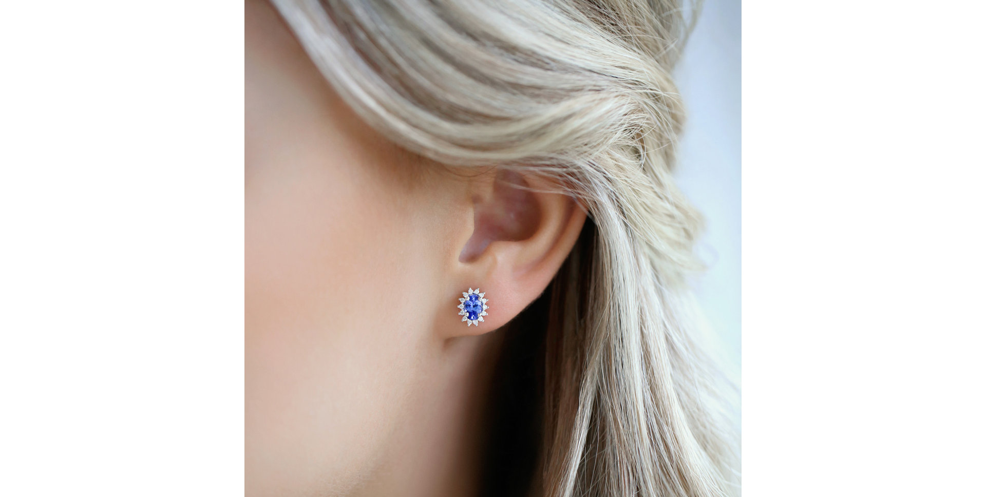 Náušnice s diamantmi a smaragdom Princess